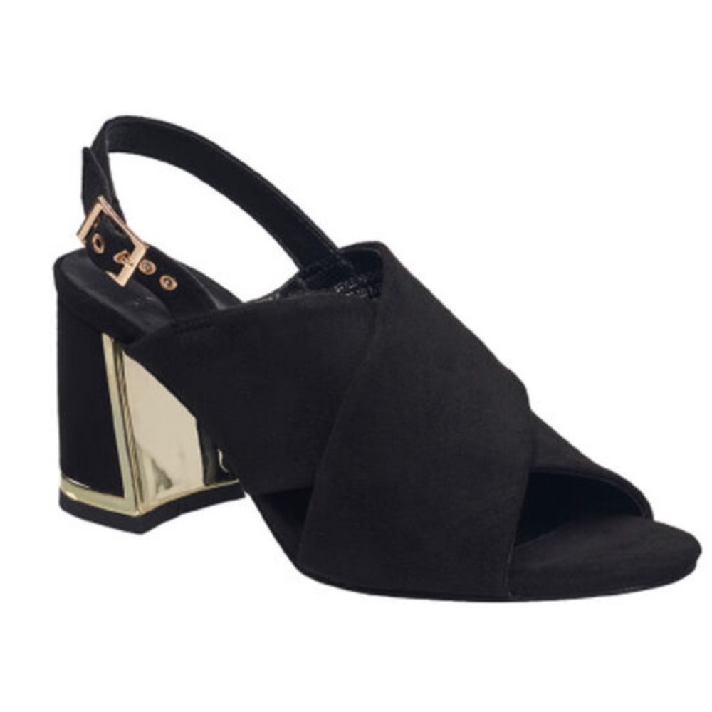 Halston Chile Black Sandals